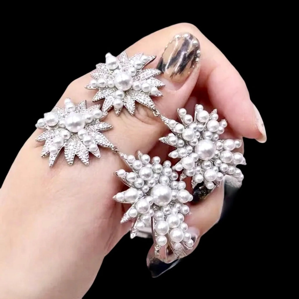 Wedding Jewelry - Pearl Bridal Earrings - Available in Gold and Silver