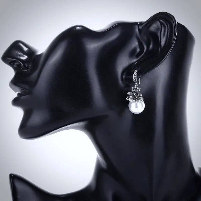 Bridal Party Gifts - Pearl Bridesmaids Earrings - More Colors Available