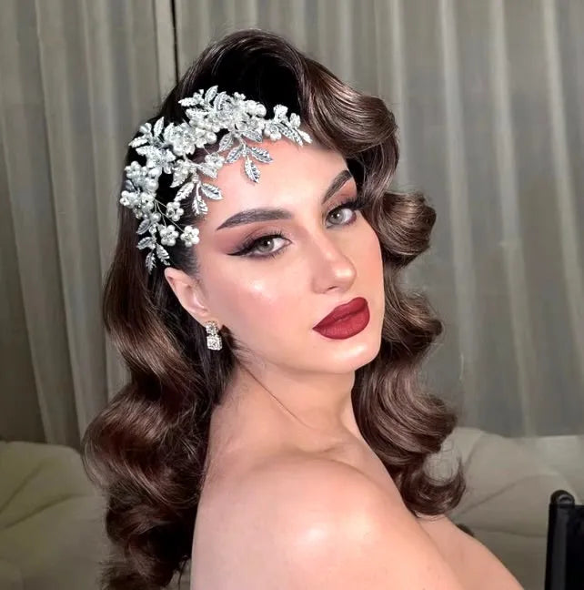 Wedding Hair Accessories - Pearl Bridal Hair Comb - Available in Silver and Gold