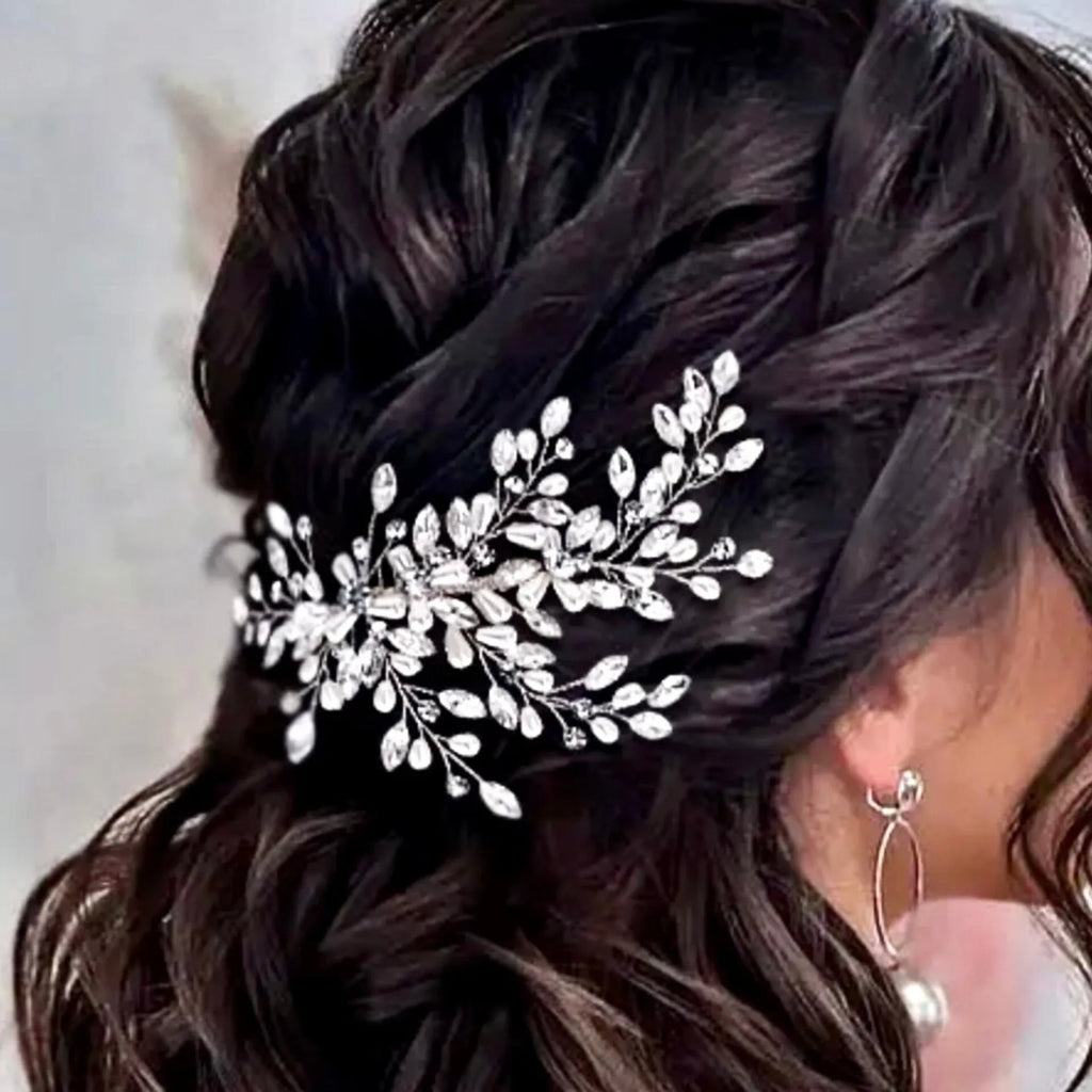 Wedding Hair Accessories - Pearl and Crystal Bridal Hair Comb