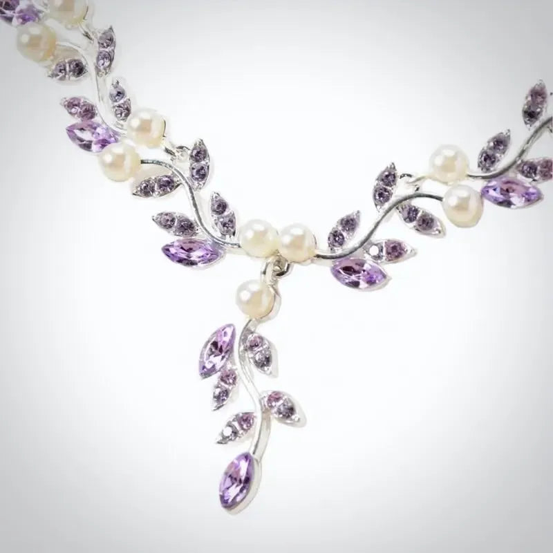 Pearl Wedding Jewelry - Pearl and Crystal Bridal Jewelry Set