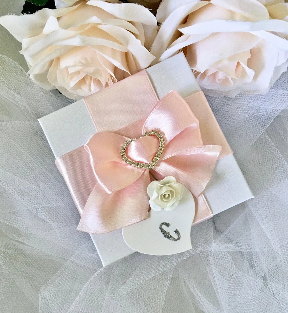 Wedding Accessories -Personalized Bridal Party Jewelry Gift Box - More Colors Available
