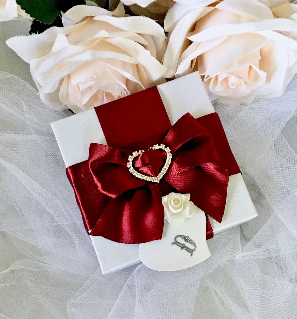 Wedding Accessories -Personalized Bridal Party Jewelry Gift Box - More Colors Available
