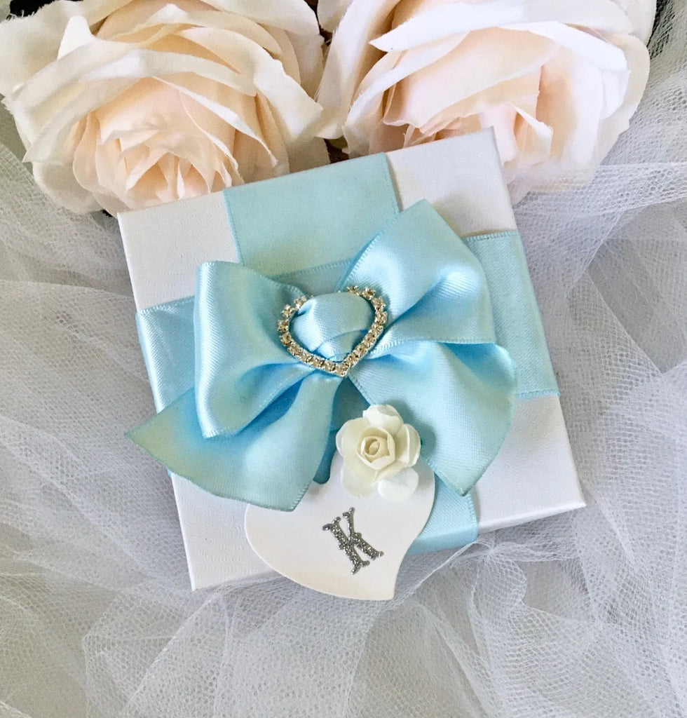 Wedding Accessories -Personalized Bridal Party Jewelry Gift Box - More Colors Available