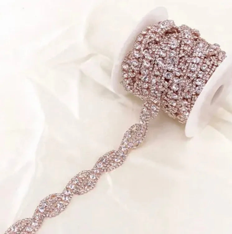 Wedding Accessories - Rhinestone Bridal Belt/Sash - Available in Rose Gold, Silver and Yellow Gold 