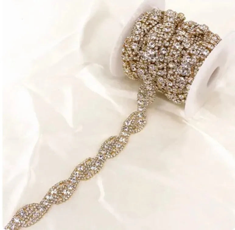 Wedding Accessories - Rhinestone Bridal Belt/Sash - Available in Rose Gold, Silver and Yellow Gold 