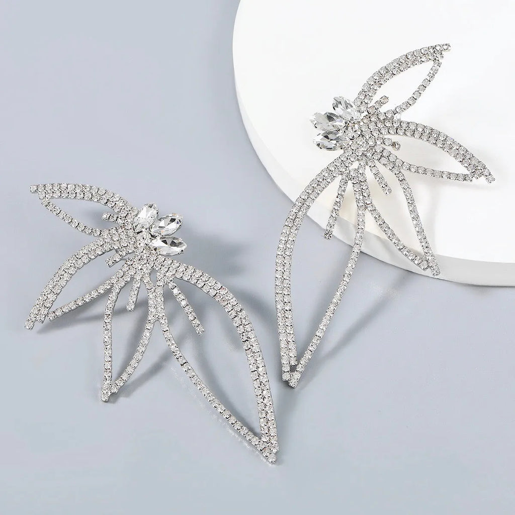 Wedding Jewelry - Rhinestone Bridal Earrings