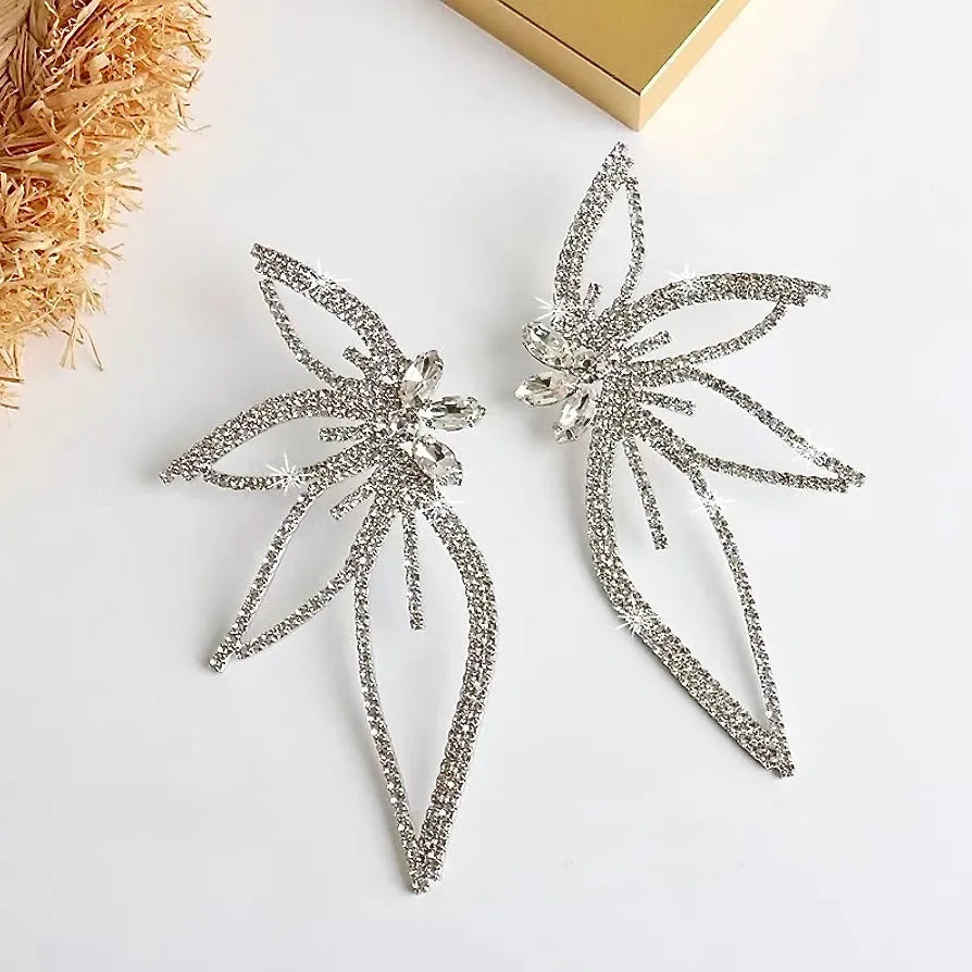 Wedding Jewelry - Rhinestone Bridal Earrings