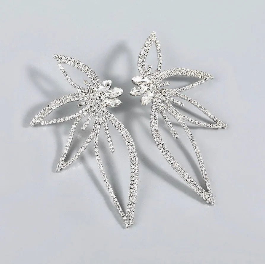 Wedding Jewelry - Rhinestone Bridal Earrings