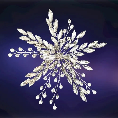 Wedding Hair Accessories - Crystal Bridal Hair Clip - Available in Silver, Rose Gold and Yellow Gold