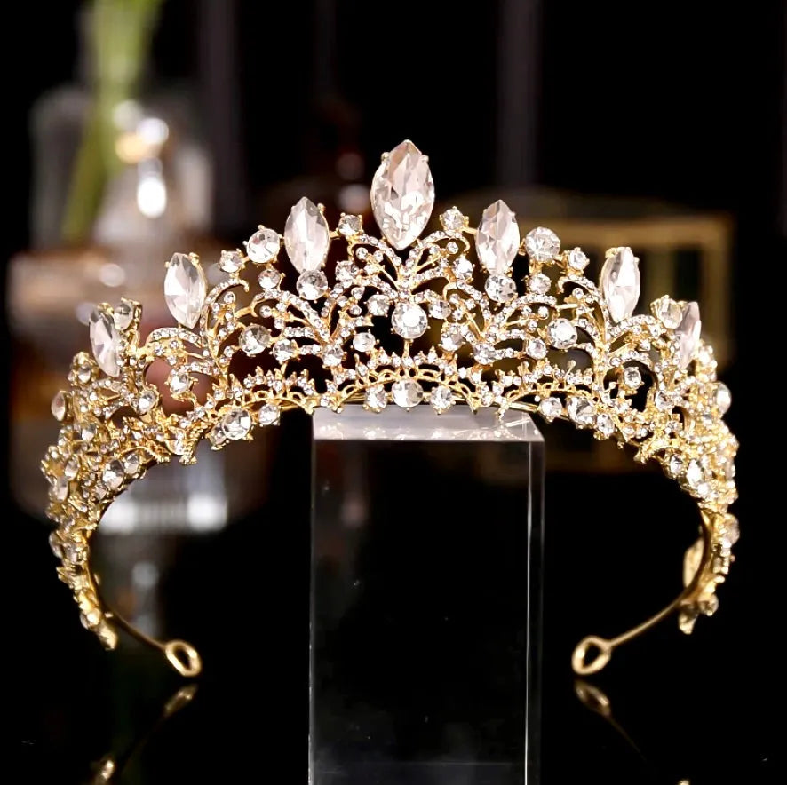 Wedding Hair Accessories - Victorian Gothic Bridal Tiara - Available in Rose Gold, Silver and Yellow Gold