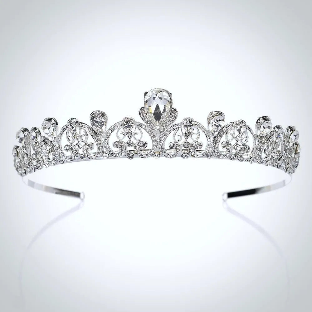 Wedding Hair Accessories - Rhinestone Wedding Tiara