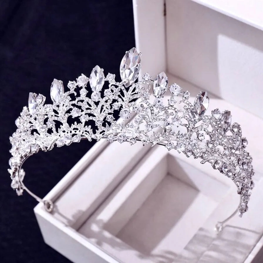 Wedding Hair Accessories - Victorian Gothic Bridal Tiara - Available in Rose Gold, Silver and Yellow Gold