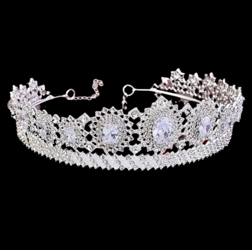 Wedding Hair Accessories - Rhinestone Wedding Tiara