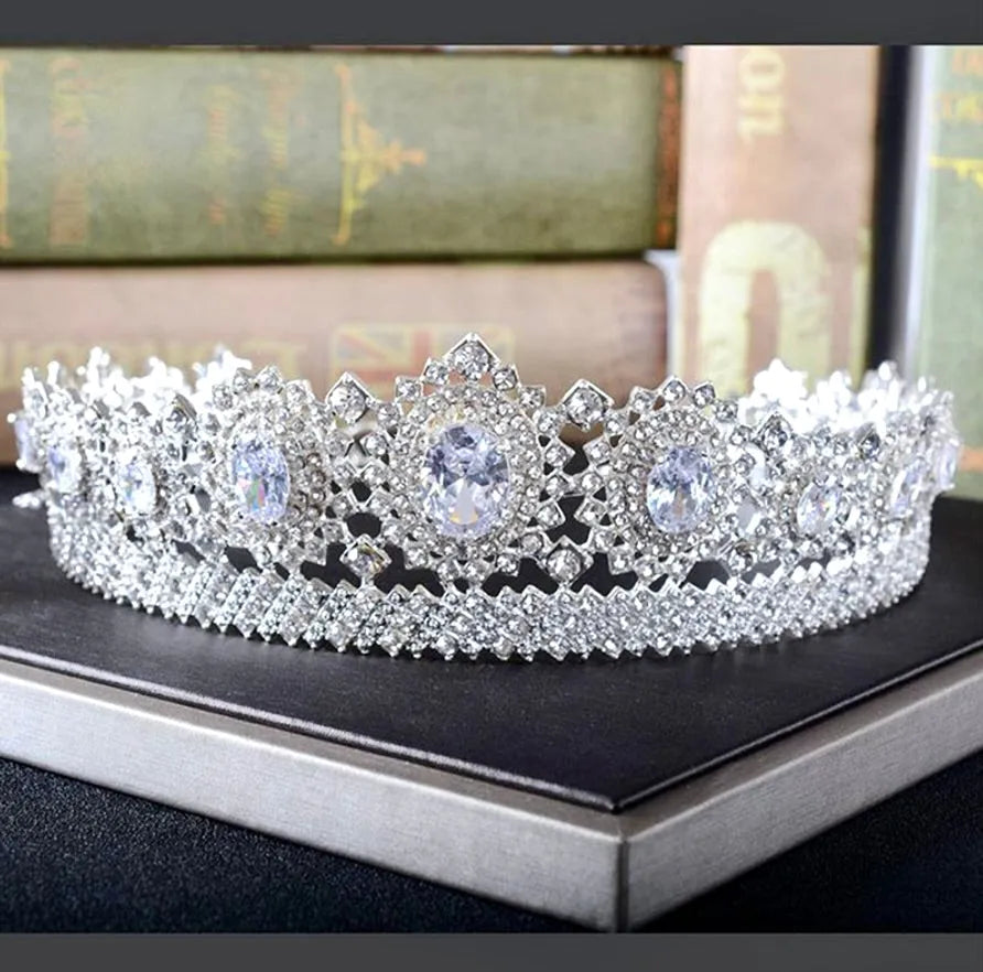Wedding Hair Accessories - Rhinestone Wedding Tiara