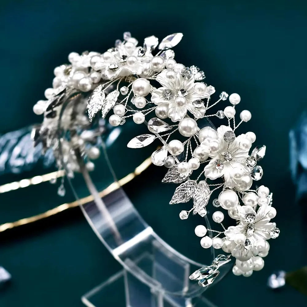 Wedding Hair Accessories - Romantic Floral Bridal Headband