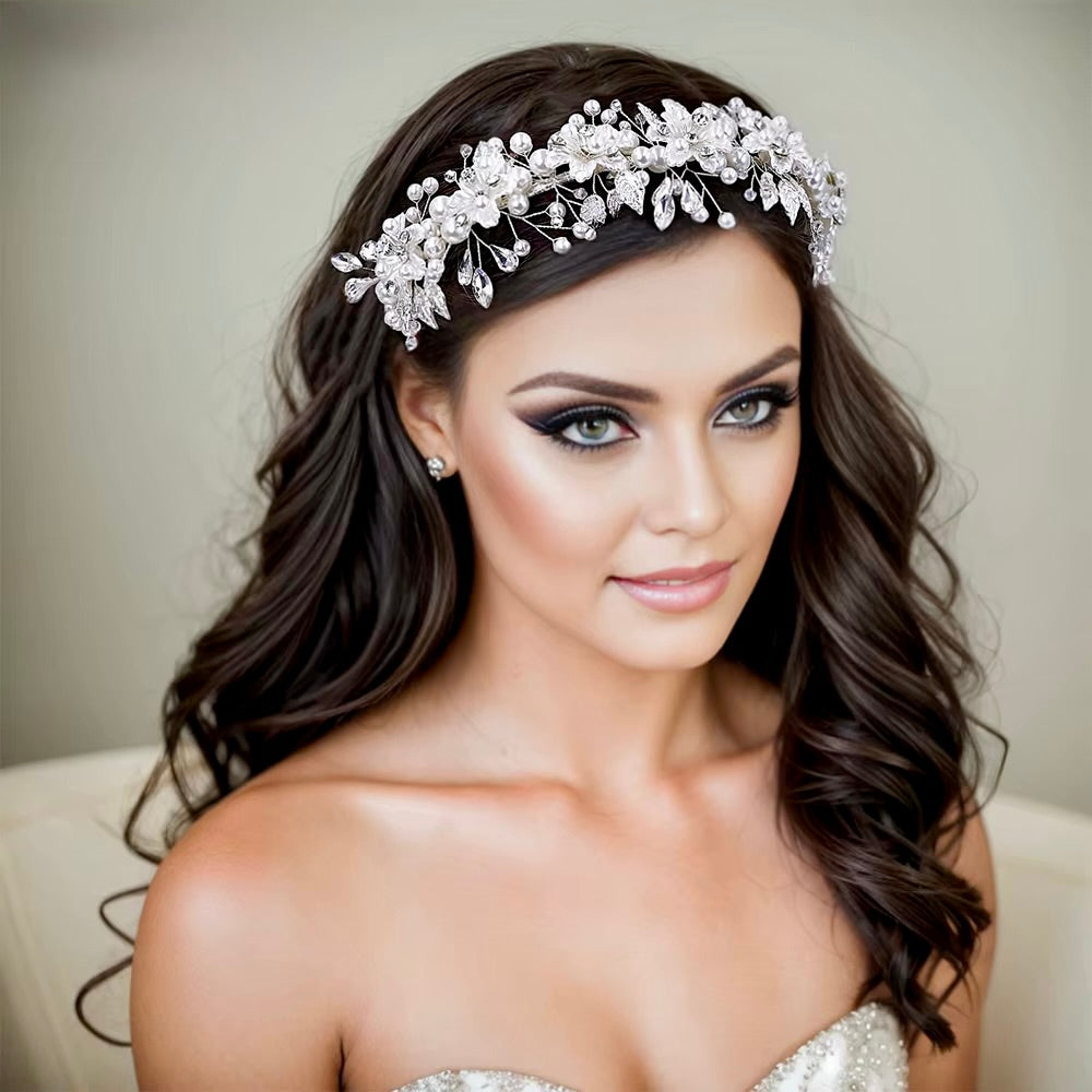 Wedding Hair Accessories - Romantic Floral Bridal Headband