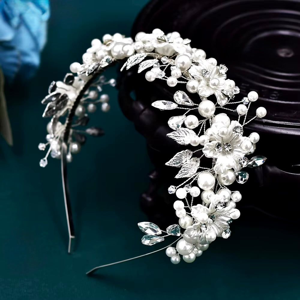 Wedding Hair Accessories - Romantic Floral Bridal Headband