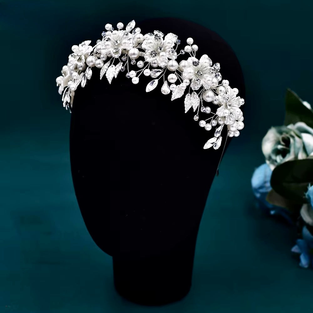Wedding Hair Accessories - Romantic Floral Bridal Headband