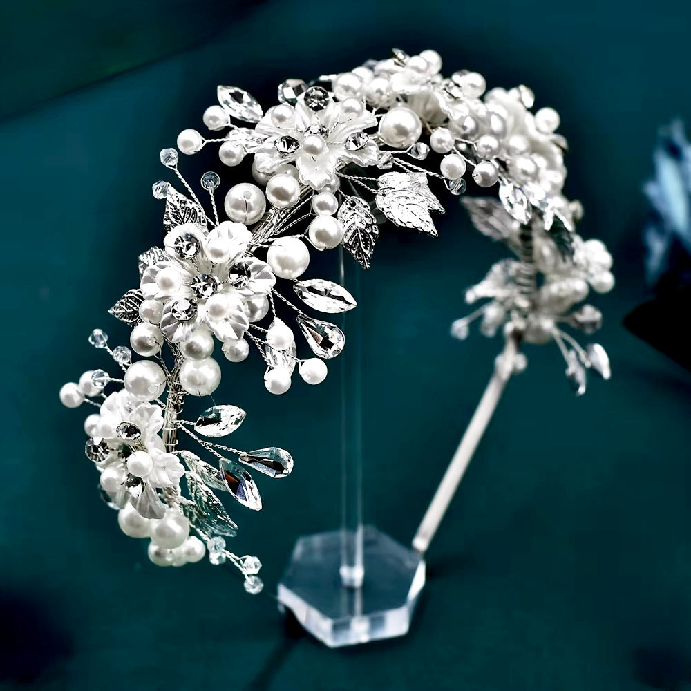 Wedding Hair Accessories - Romantic Floral Bridal Headband