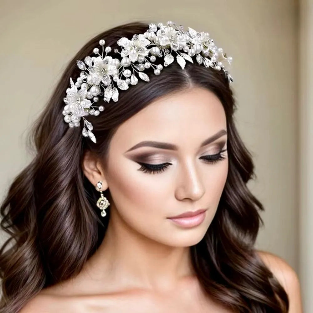 Wedding Hair Accessories - Romantic Floral Bridal Headband