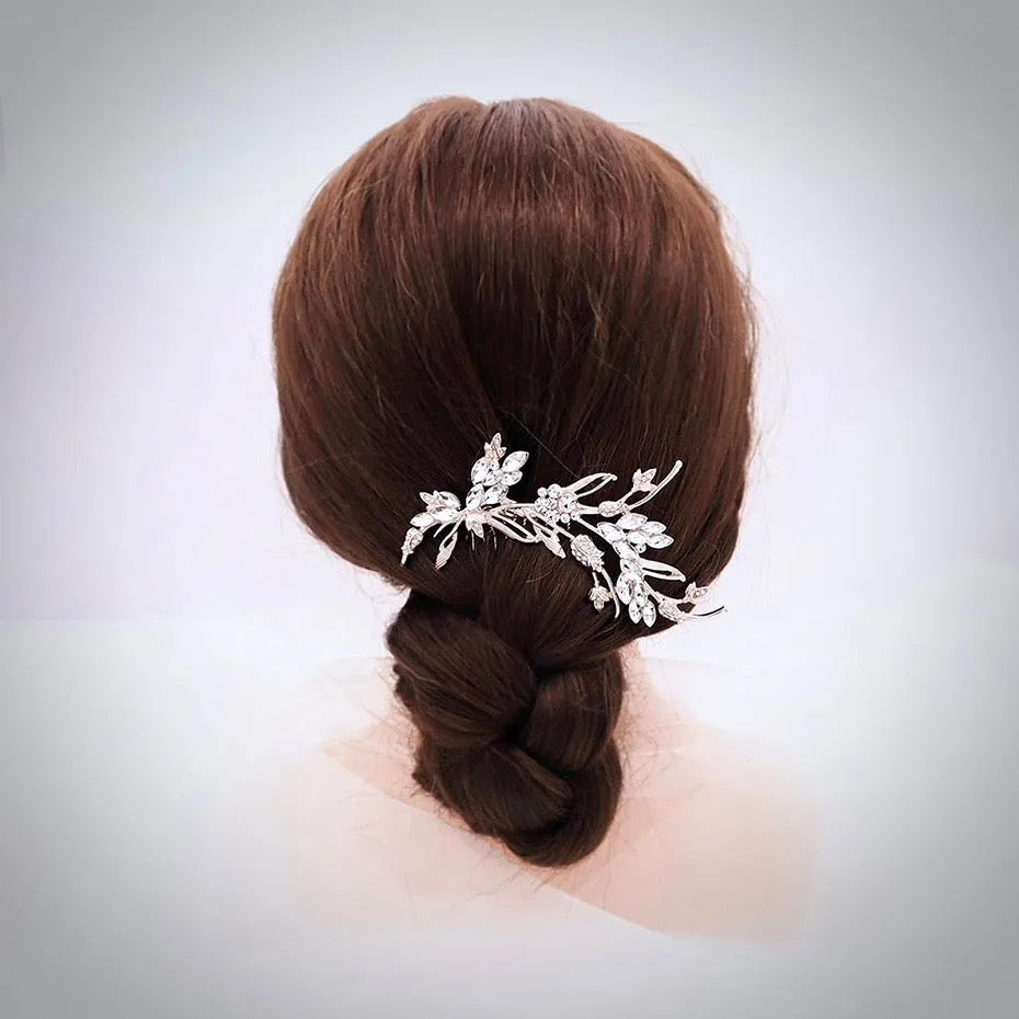 Wedding Hair Accessories - Rose Gold Bridal Hair Comb