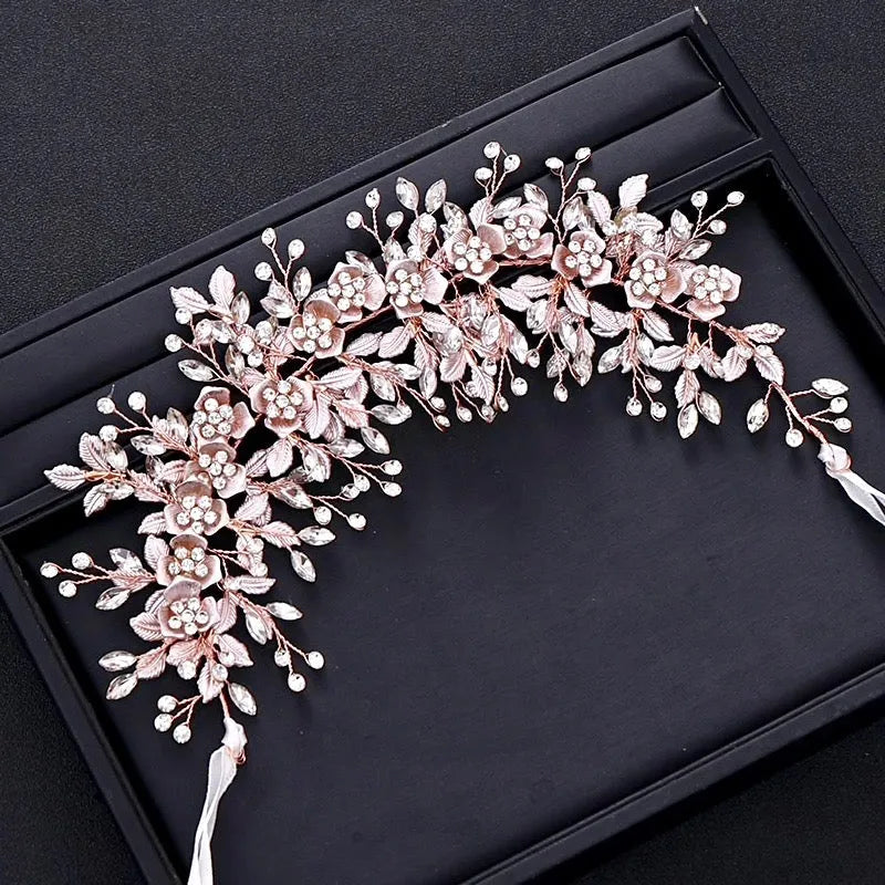 Wedding Hair Accessories - Crystal Bridal Hair Vine - Available in Silver, Rose Gold and Yellow Gold