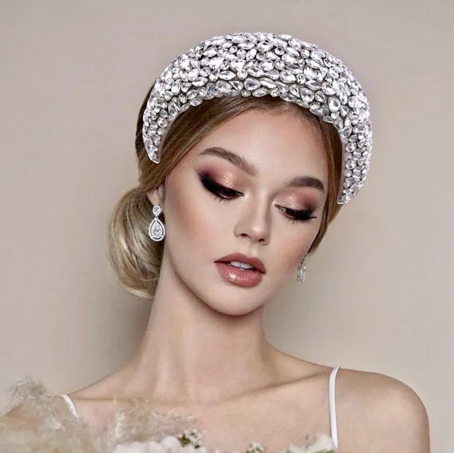 Brandalyn Austrian Crystal Bridal Tiara – Royal Wedding  display picture 1