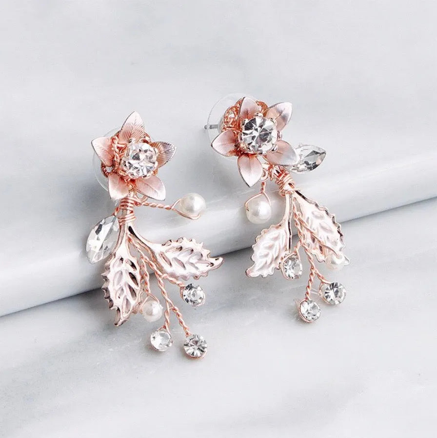 Wedding Accessories - Bohemian Rose Gold Bridal Belt/Sash