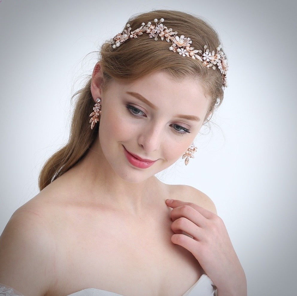 Rose Gold Wedding Jewelry - Rose Gold Bridal Jewelry Collection