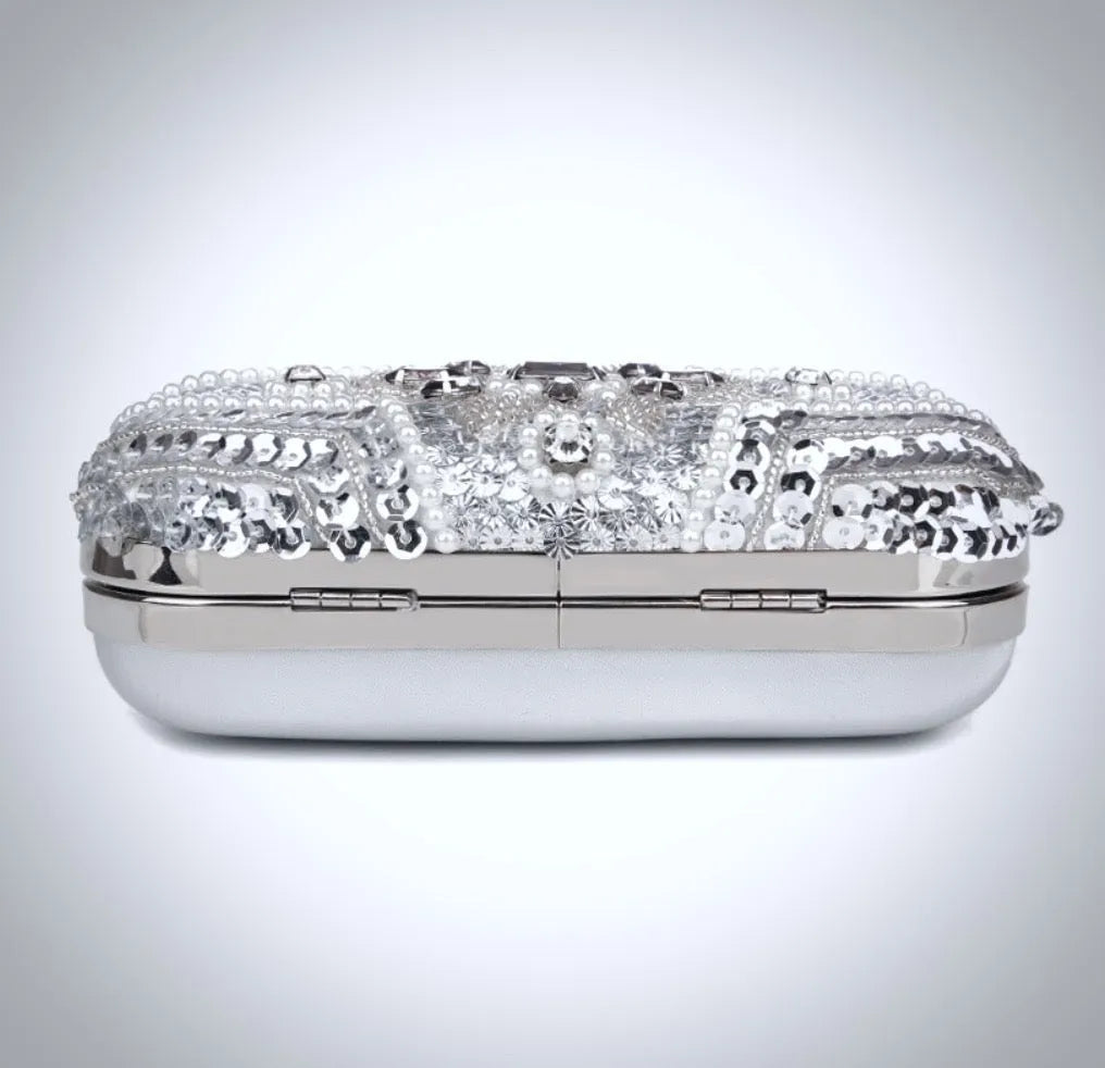 Wedding Accessories - Beaded Bridal Handbag Clutch