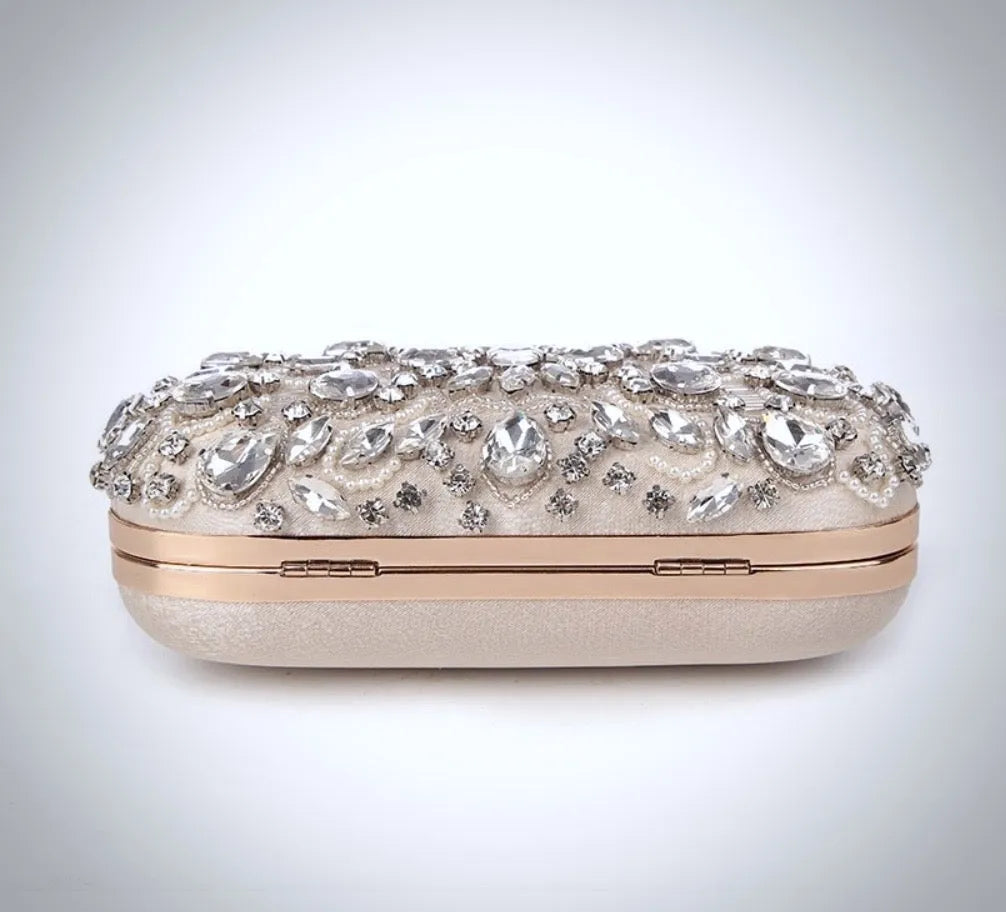 Wedding Accessories - Beaded Bridal Handbag Clutch