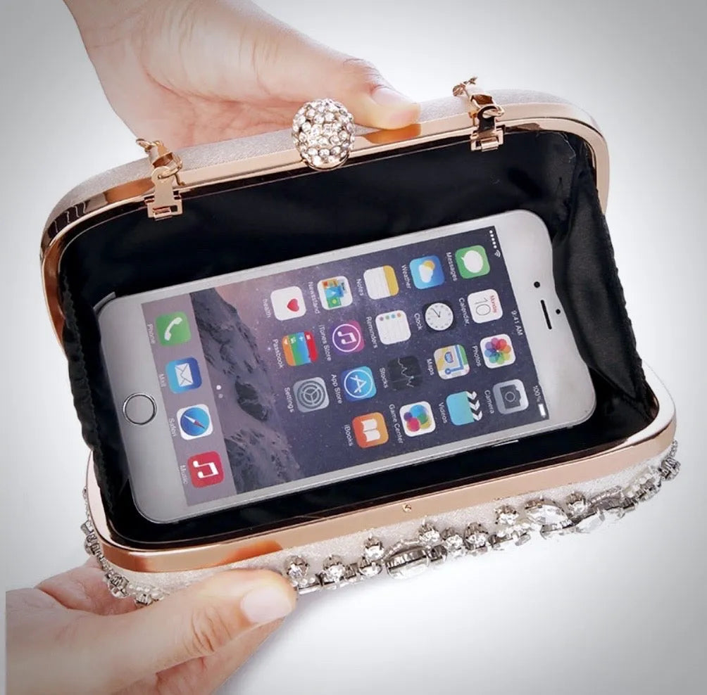 Wedding Accessories - Beaded Bridal Handbag Clutch