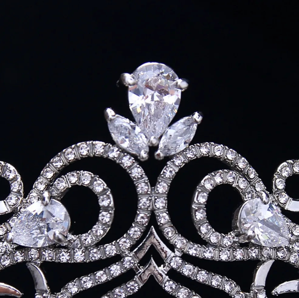 "Brielle" - Crystal Bridal Tiara 