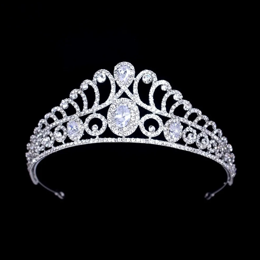 "Sharon" - Cubic Zirconia Bridal Tiara