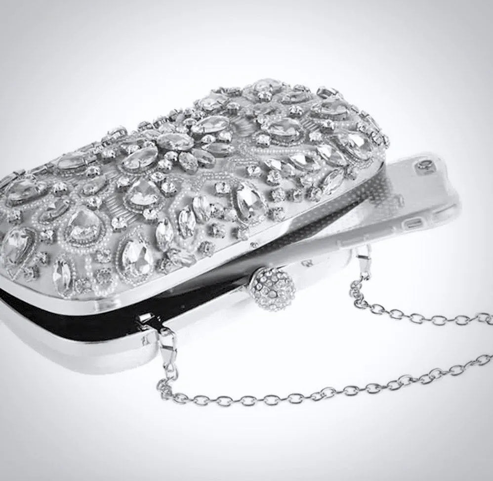 Wedding Accessories - Beaded Bridal Handbag Clutch