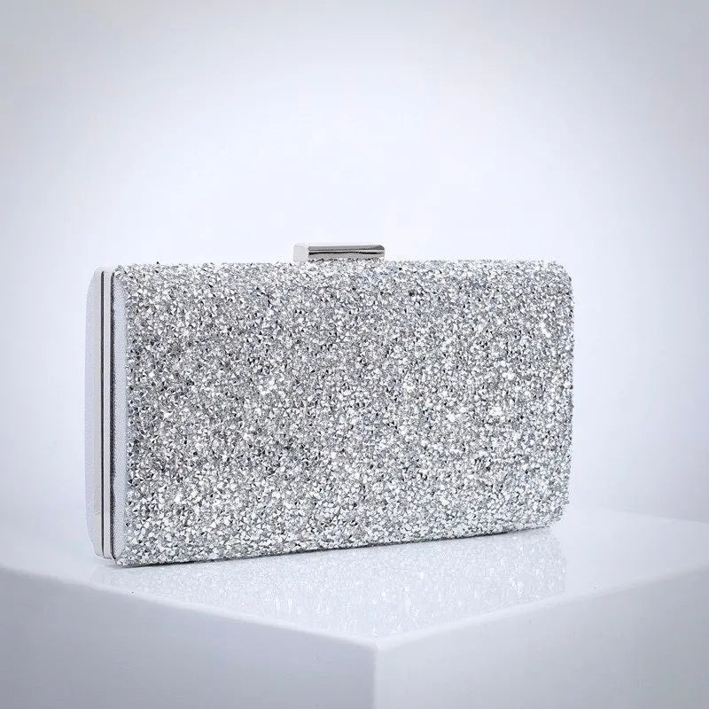 Wedding Accessories - Crystalized Bridal Handbag Clutch