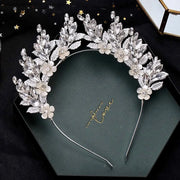 Tiara Rhinestones Silverton Wedding Headband Amazon.com: TRiXY Silver Rhinestone Wedding Tiara，Headpiece  main image 2