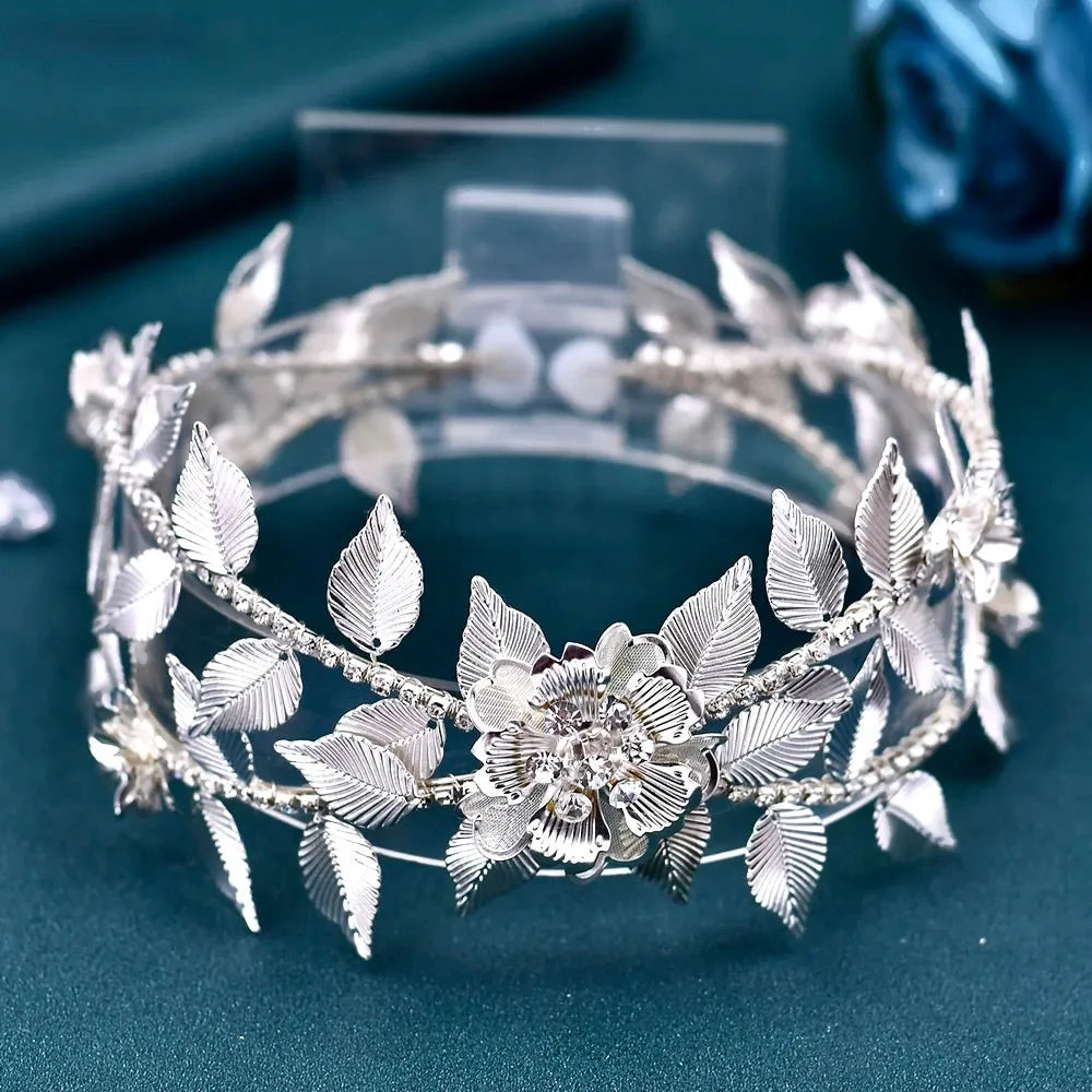 Wedding Hair Accessories - Silver Crystal Bridal Headdress