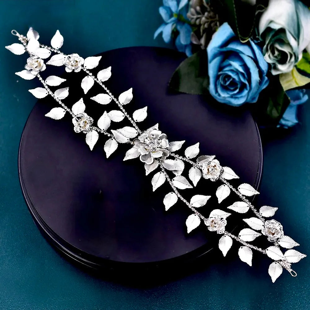 Wedding Hair Accessories - Silver Crystal Bridal Headdress