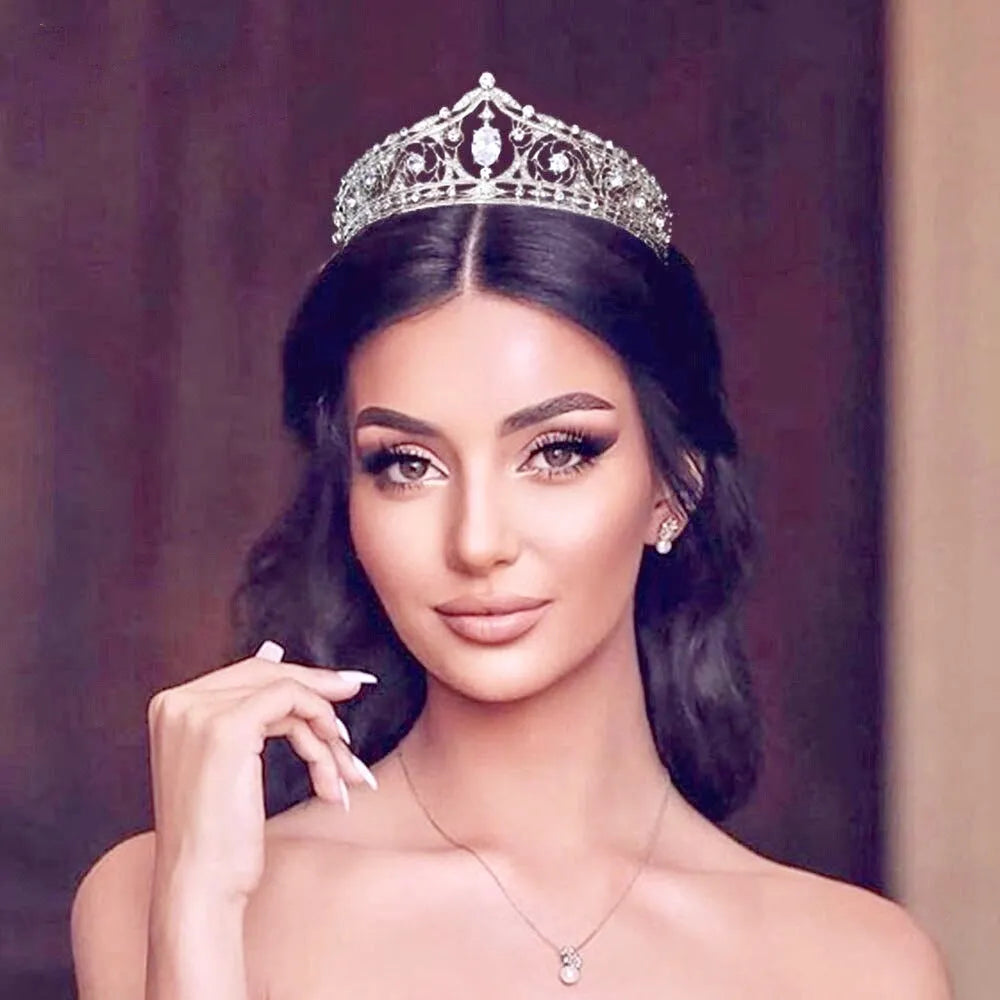 Wedding Hair Accessories - Royal Glamour Bridal Tiara