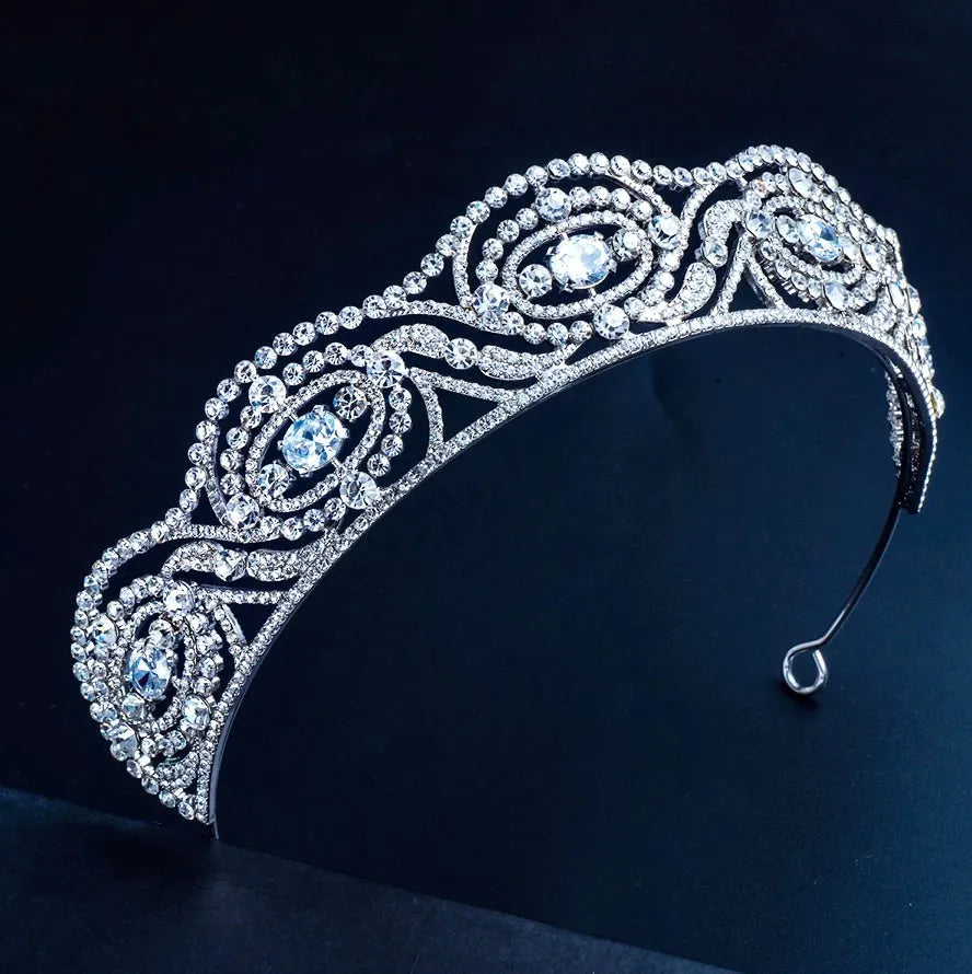 Wedding Hair Accessories | Silver Cubic Zirconia Bridal  display picture 2