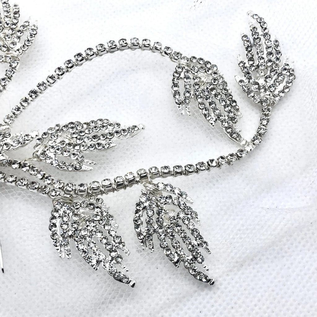 Wedding Hair Accessories - Silver Crystal Bridal Hair Comb