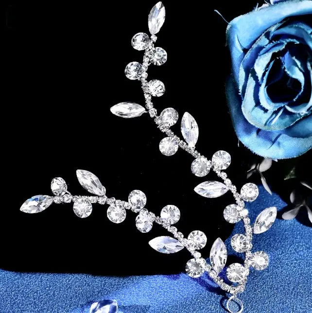 Wedding Hair Accessories - Rhinestone Crystal Bridal Hair Vine