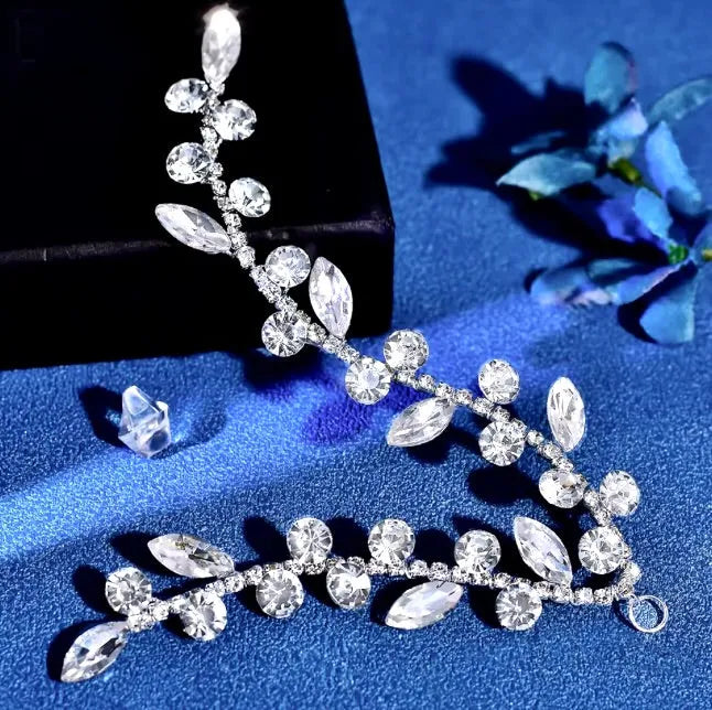 Wedding Hair Accessories - Rhinestone Crystal Bridal Hair Vine