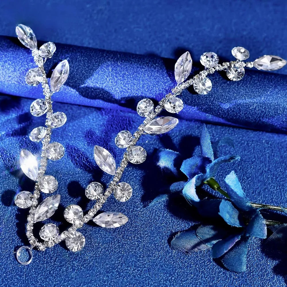 Wedding Hair Accessories - Rhinestone Crystal Bridal Hair Vine