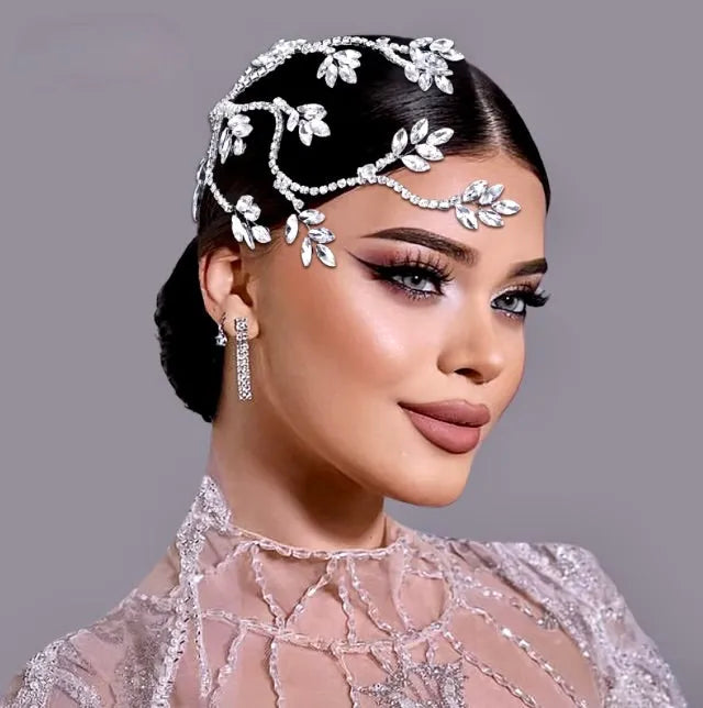 Winona Silver Crystal Bridal Hair Vine – Wedding Hair 