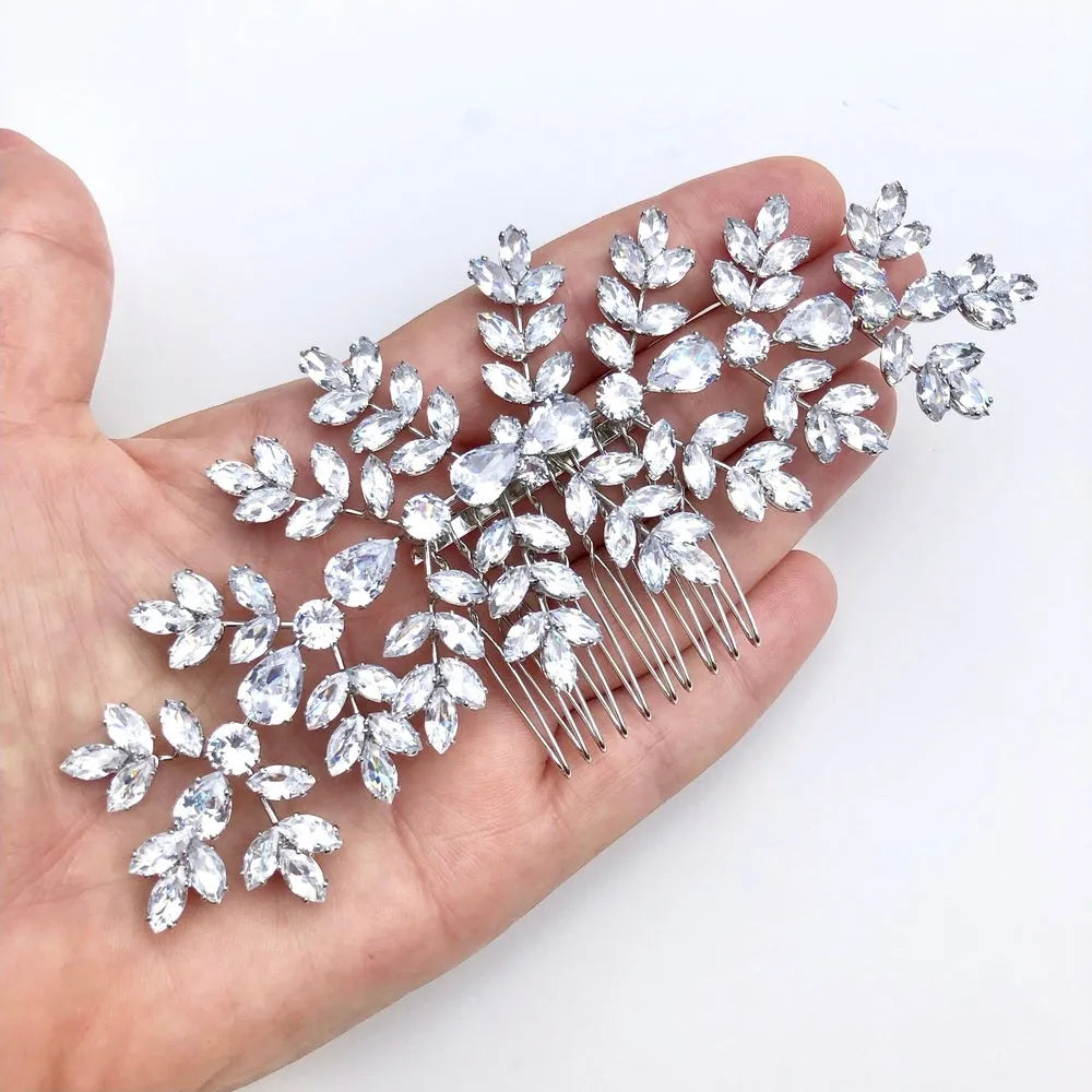 Wedding Hair Accessories – Sparkling Cubic Zirconia Bridal Hair Comb