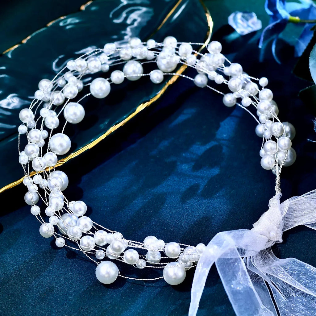 Wedding Hair Accessories - Pearl Bridal Headband