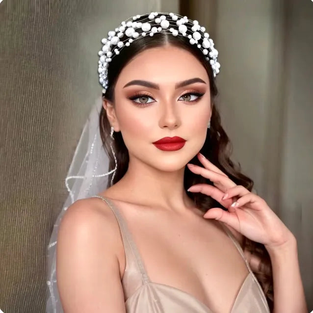 Wedding Hair Accessories - Pearl Bridal Headband
